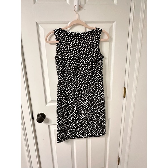 ABstudio size 2 black and white polka dot dress - Picture 1 of 5